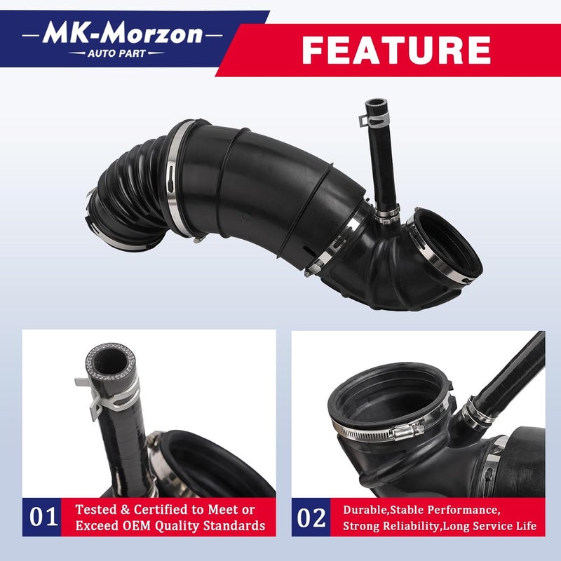 MK-Morzon 6.7 Cummins Air Intake Hose 696-207 Compatible with 2007-2018 Dodge Ram 2500 3500 4500 5500 6.7L Diesel Engine Air Intake Hose Replaces# 53032944AL 53032944AC - Image 5